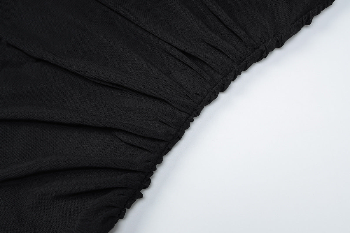 Ruched self tie ruched backless midi dress | Festival Outfits Women