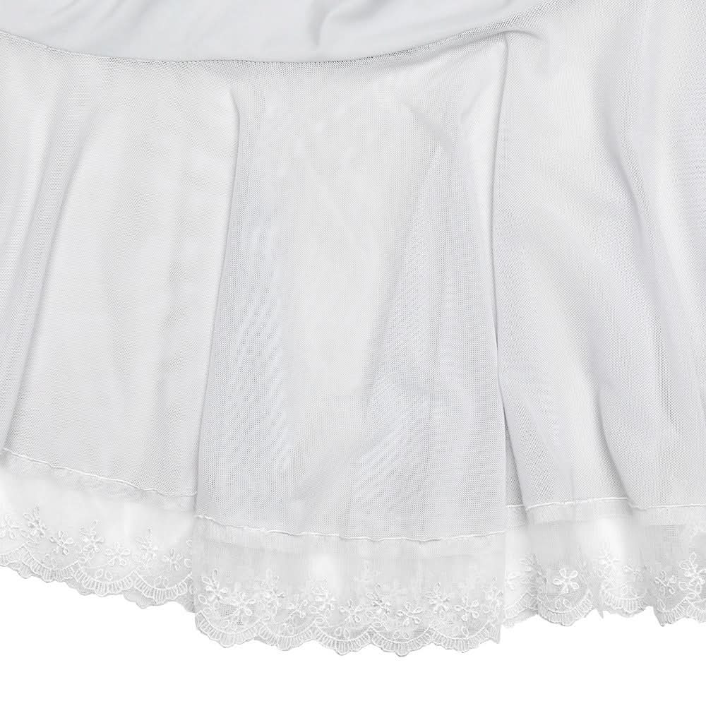 Irregular lace hem self tie tube midi dress | Festival Outfits Women