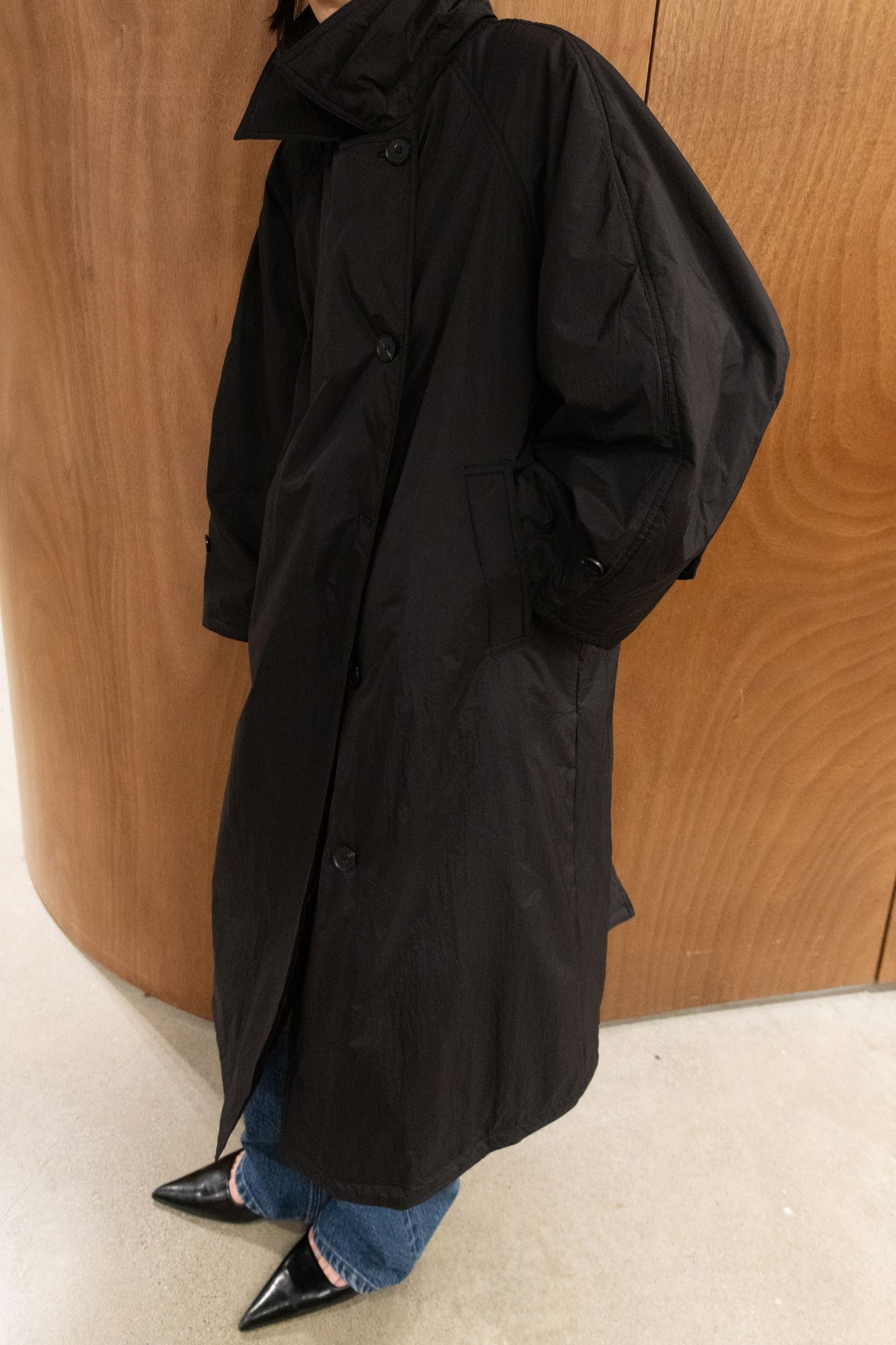 PUFFER TRENCH COAT