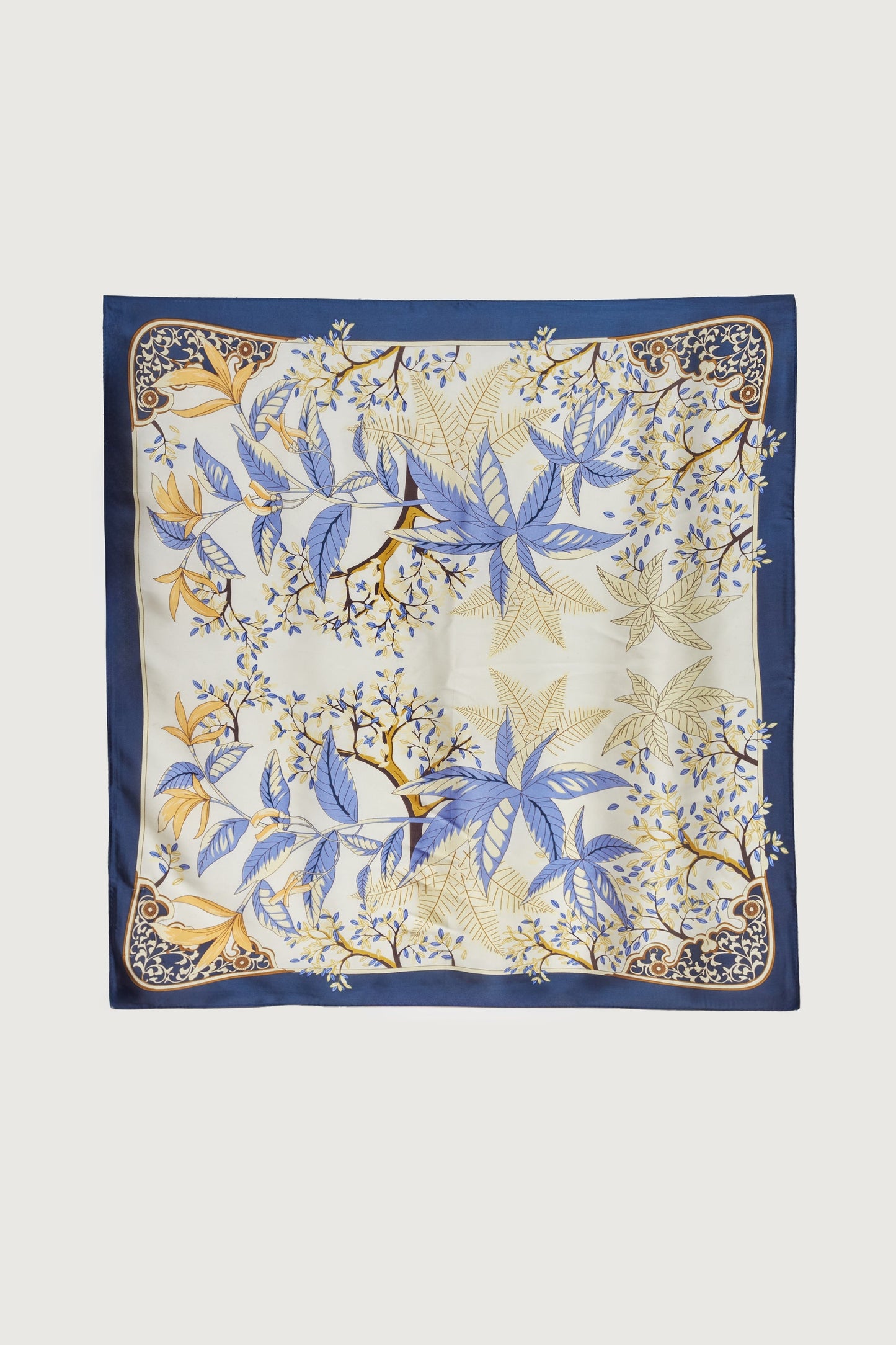 PRINTED SATIN HEAD SCARF