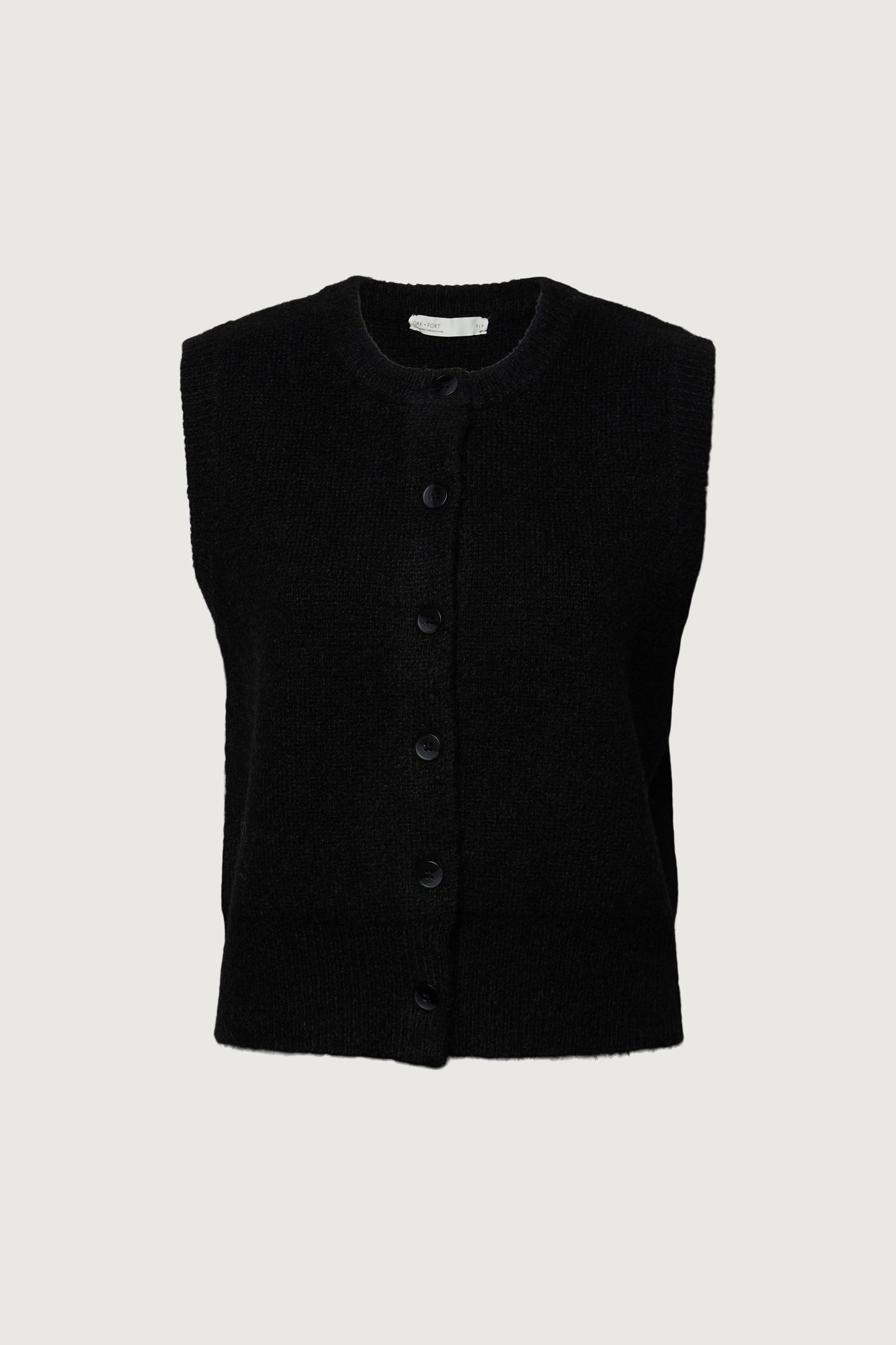 MOHAIR KNIT BUTTON FRONT SWEATER VEST