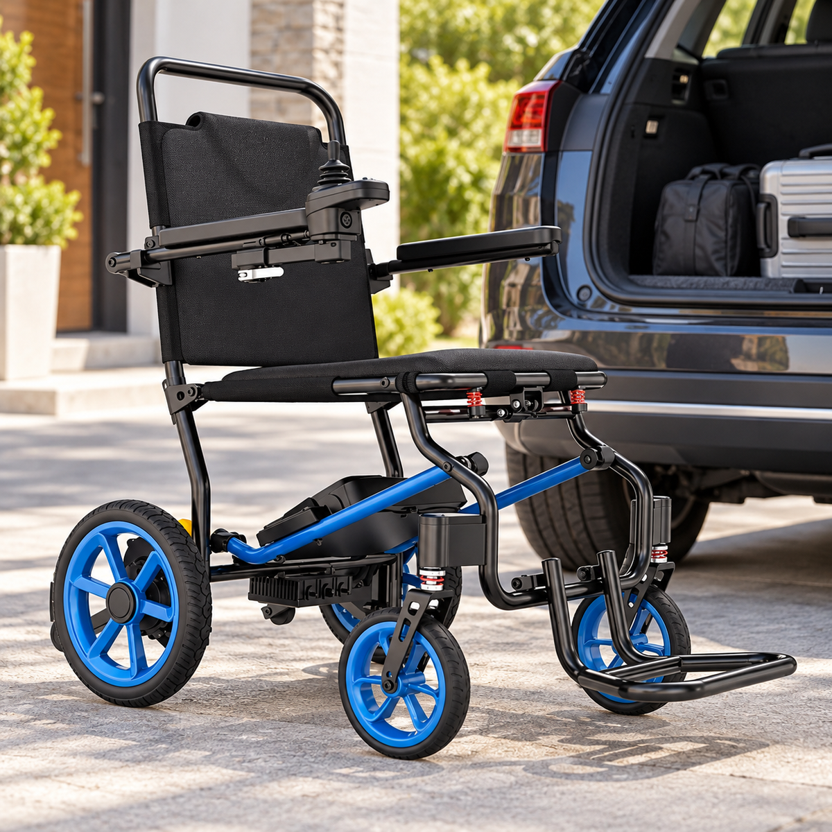 Lightweight Foldable Electric Wheelchair