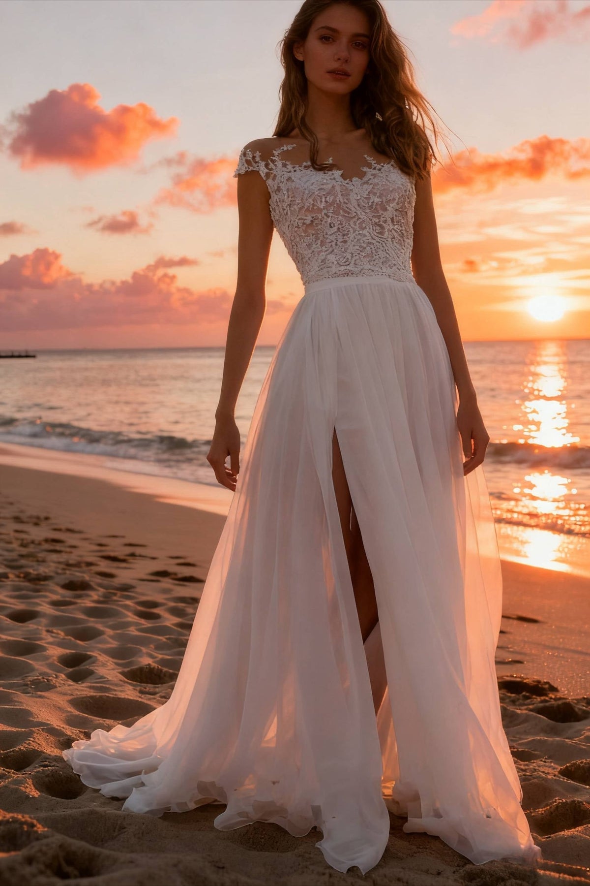 Without A Doubt Crochet Lace Maxi Dress