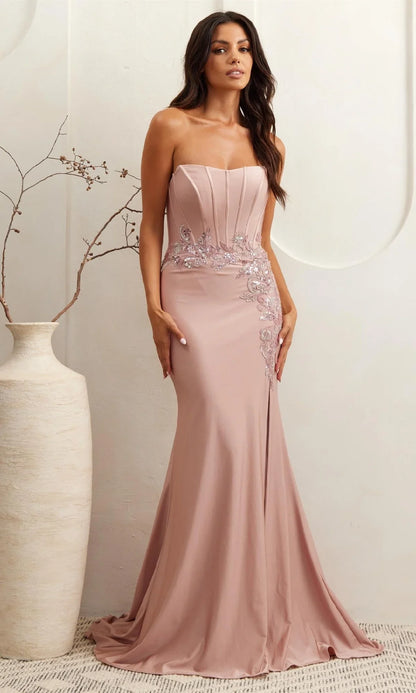 Amelia Couture Long Formal Dress 7057