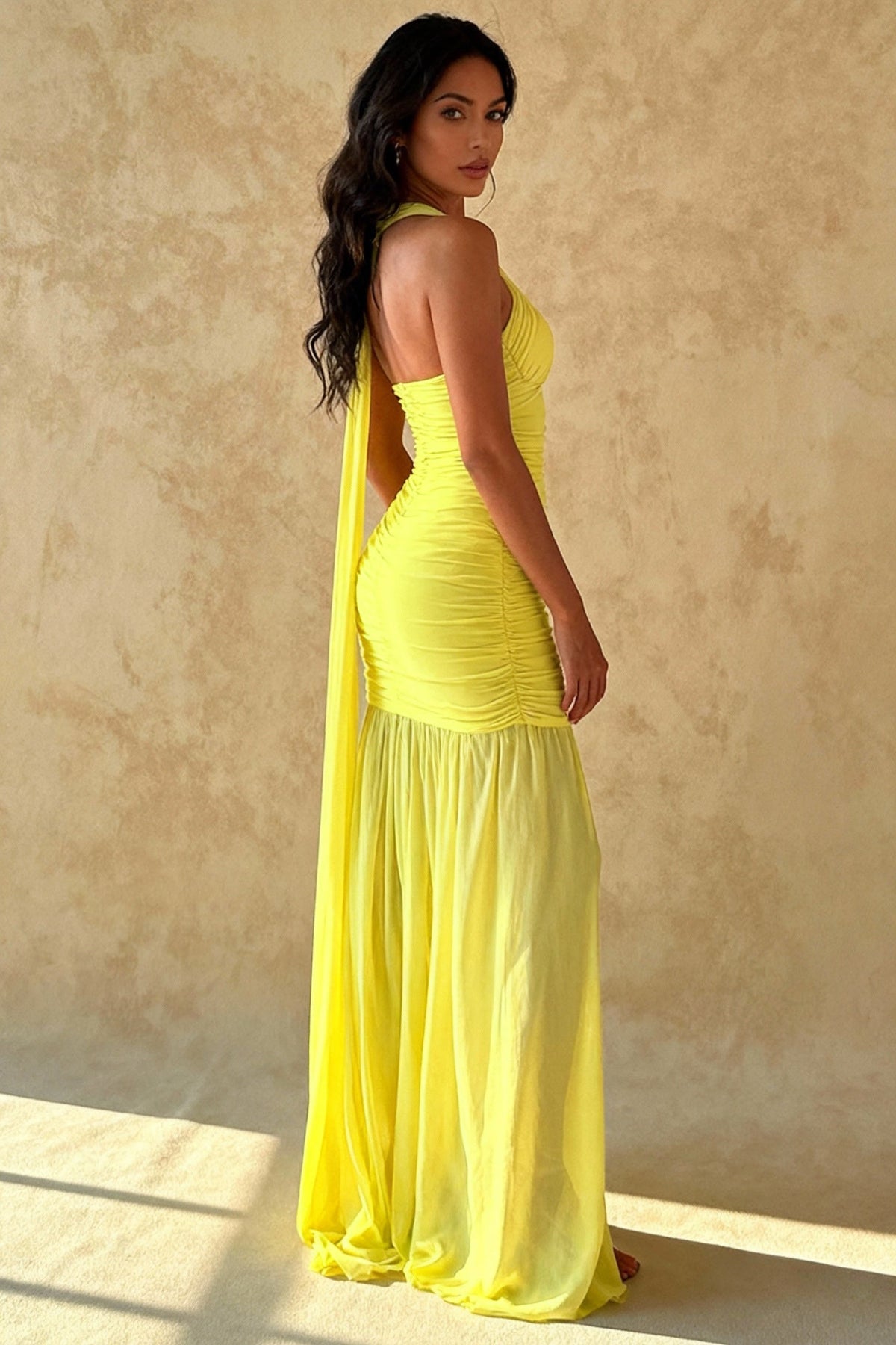 Canaria Maxi Dress - Yellow