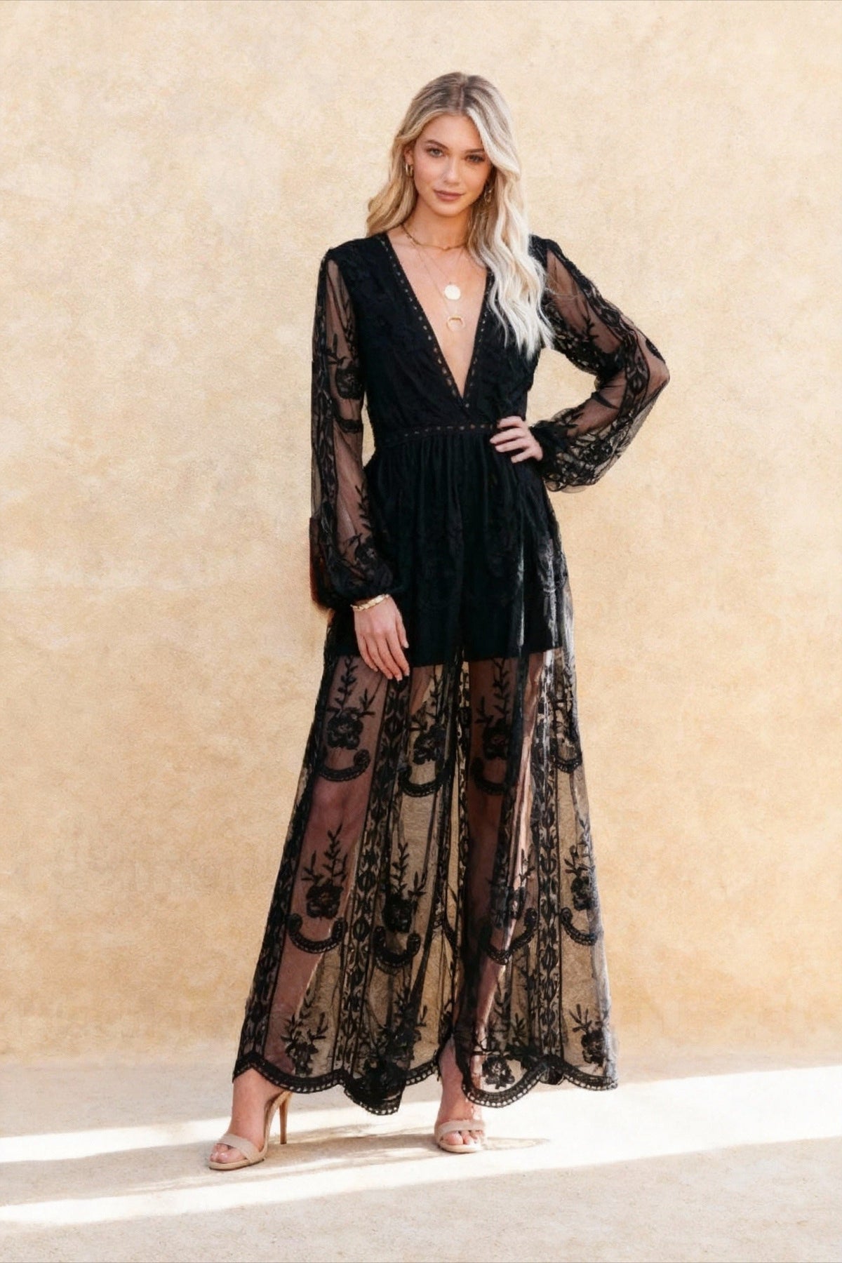 Boho Lace Stylish Maxi Dress