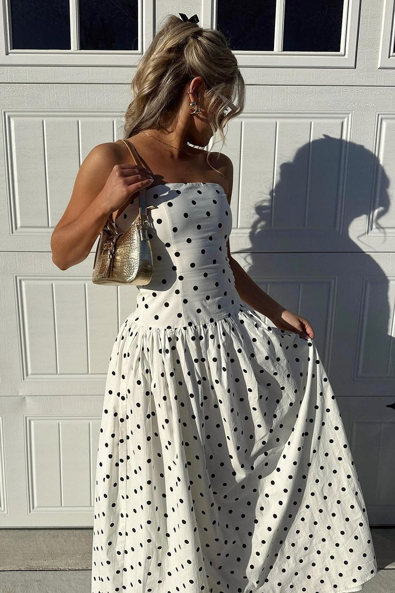 Sexy Strapless Maxi Dress