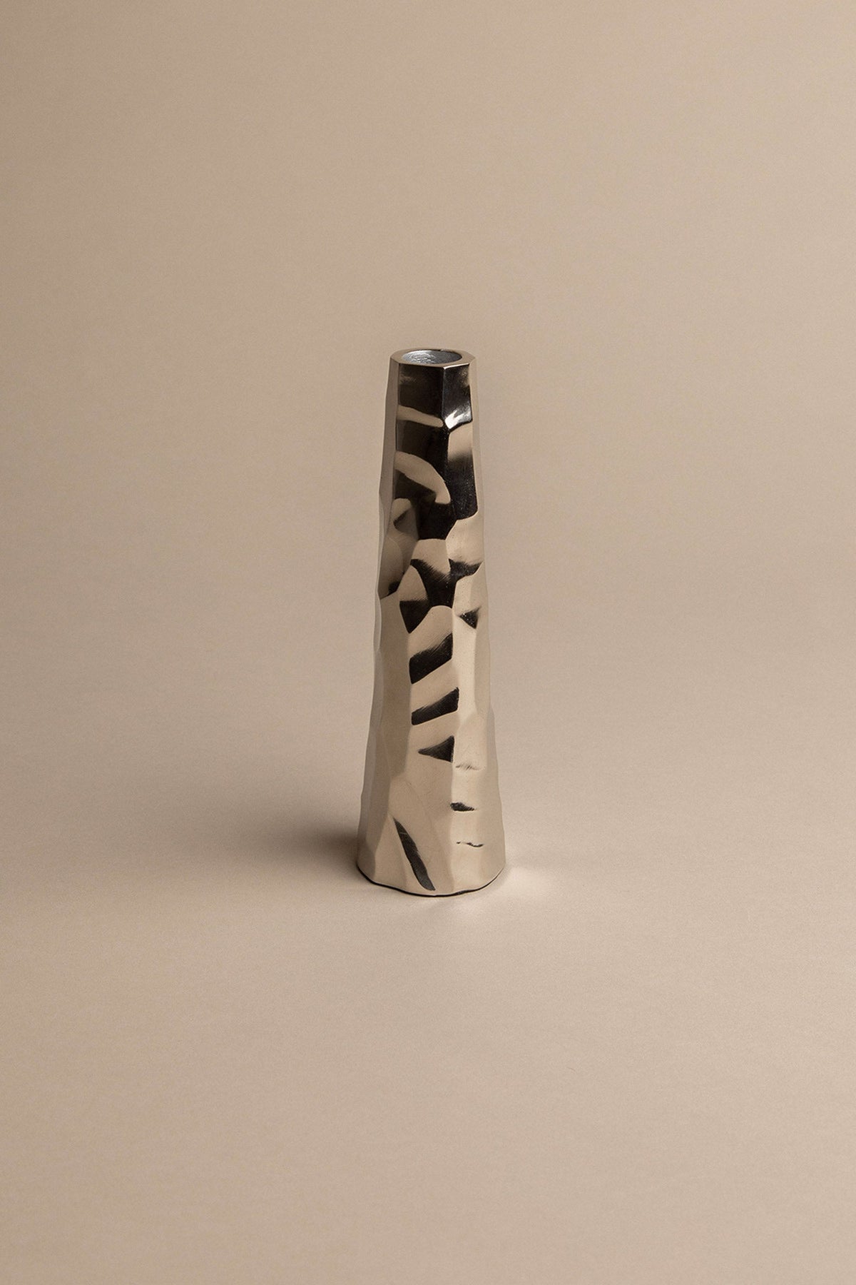 LARGE MERCURY TAPER CANDLE HOLDER