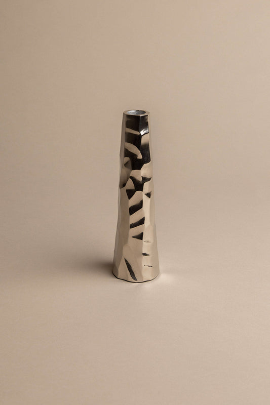 LARGE MERCURY TAPER CANDLE HOLDER
