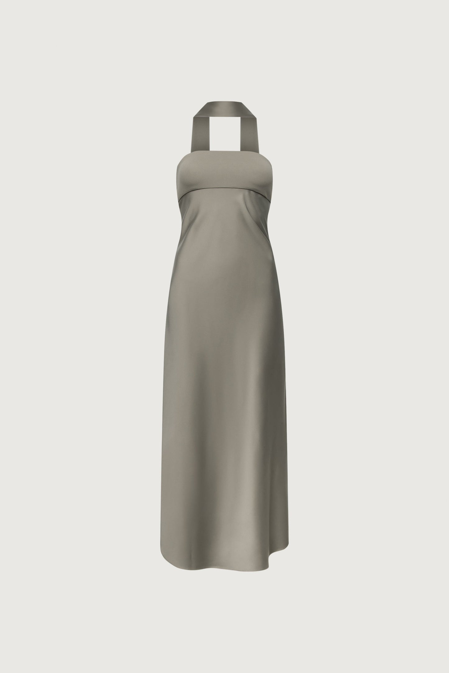 TUBE MAXI DRESS WITH SCARF