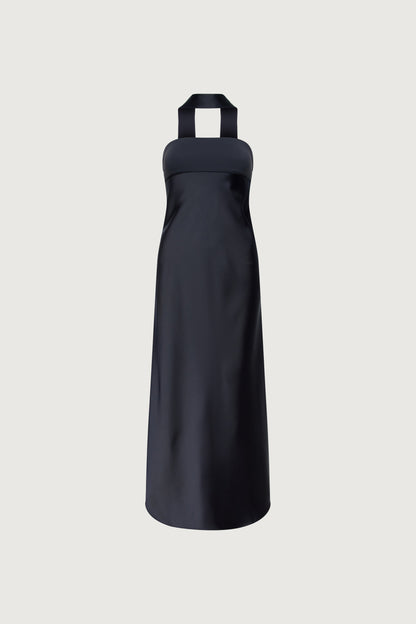 TUBE MAXI DRESS WITH SCARF