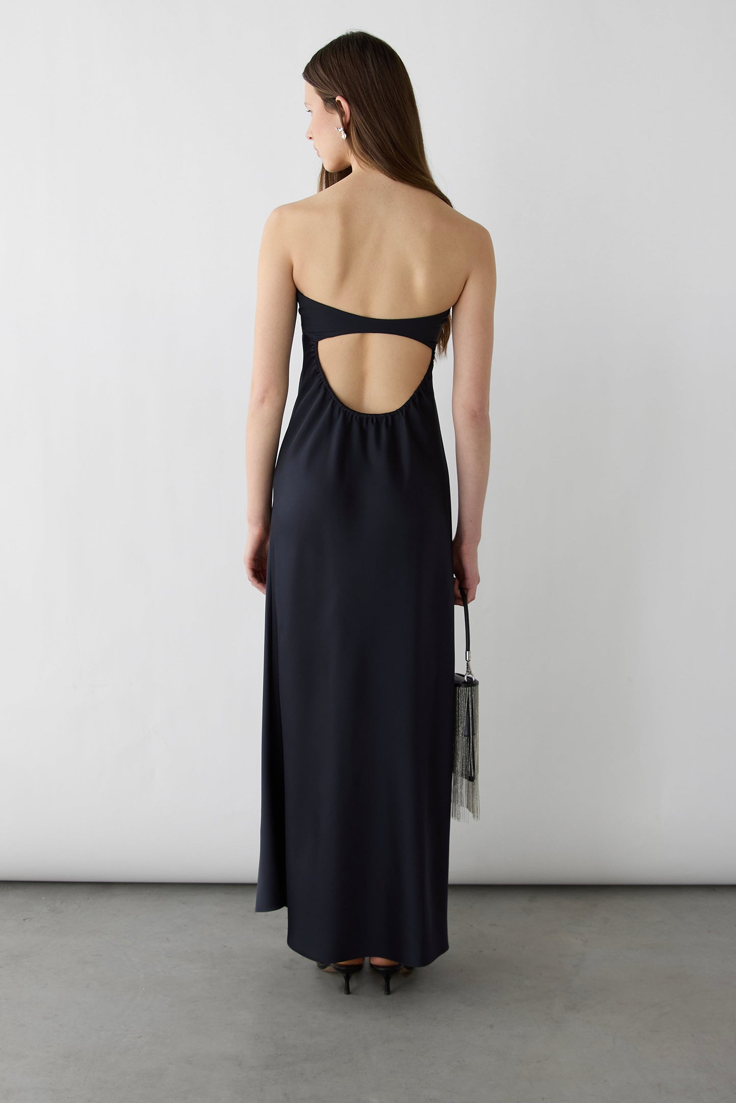 TUBE MAXI DRESS WITH SCARF