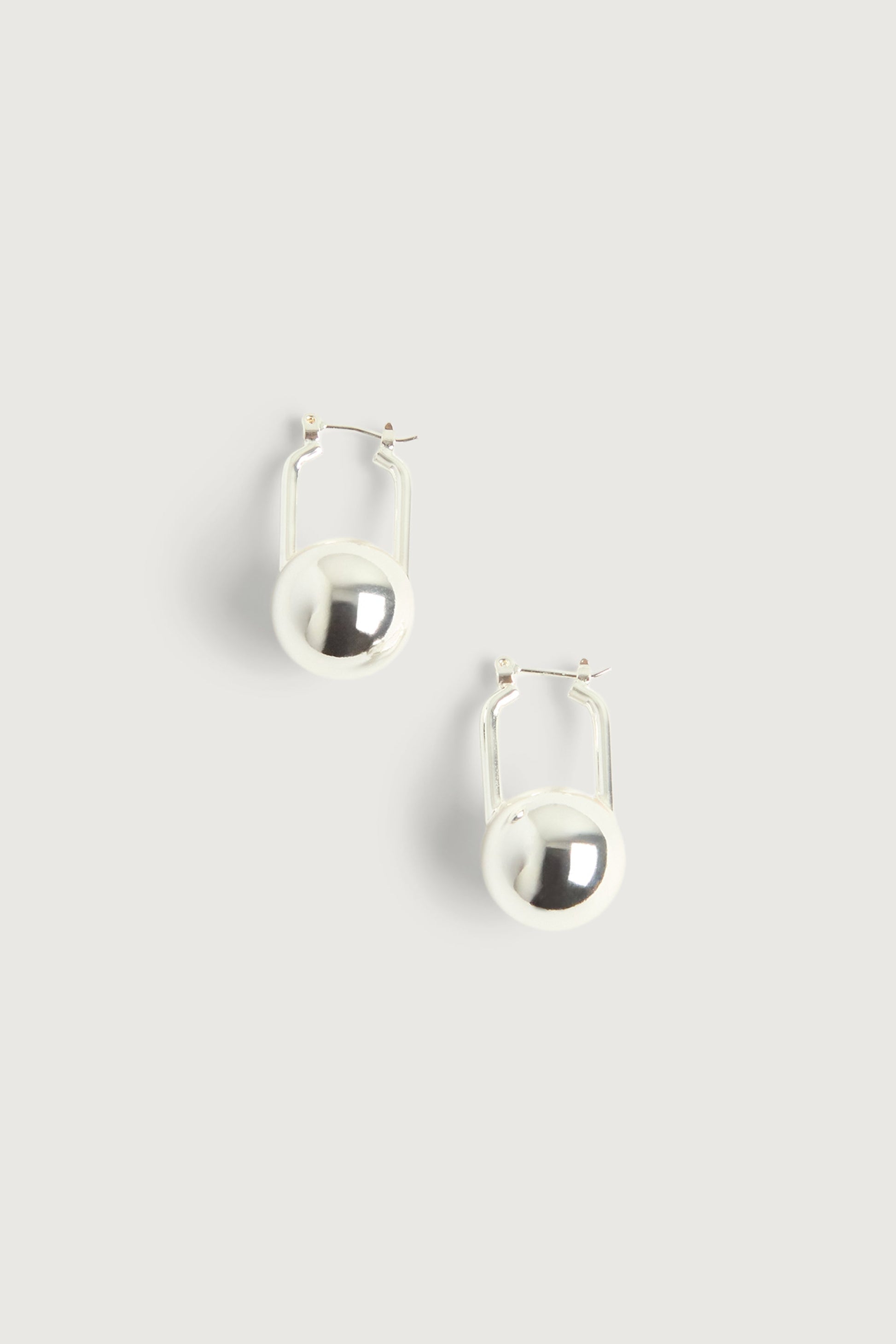 BALL HOOP EARRINGS