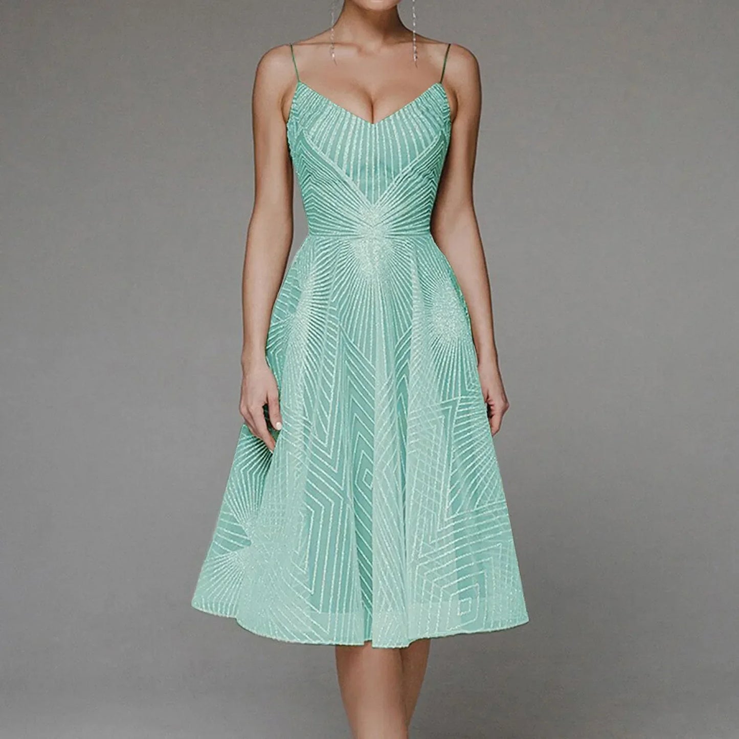 DressBetty - 2024 Elegant Luxury Sexy Long Formal Party Midi Dress
