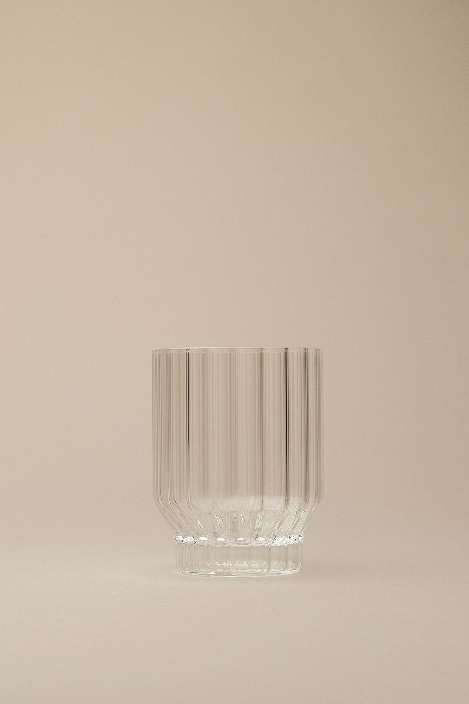 FLUTED TUMBLER GLASSES, SET OF 2