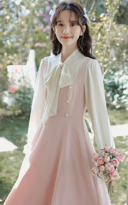 Missy Tie Neck Midi Dress