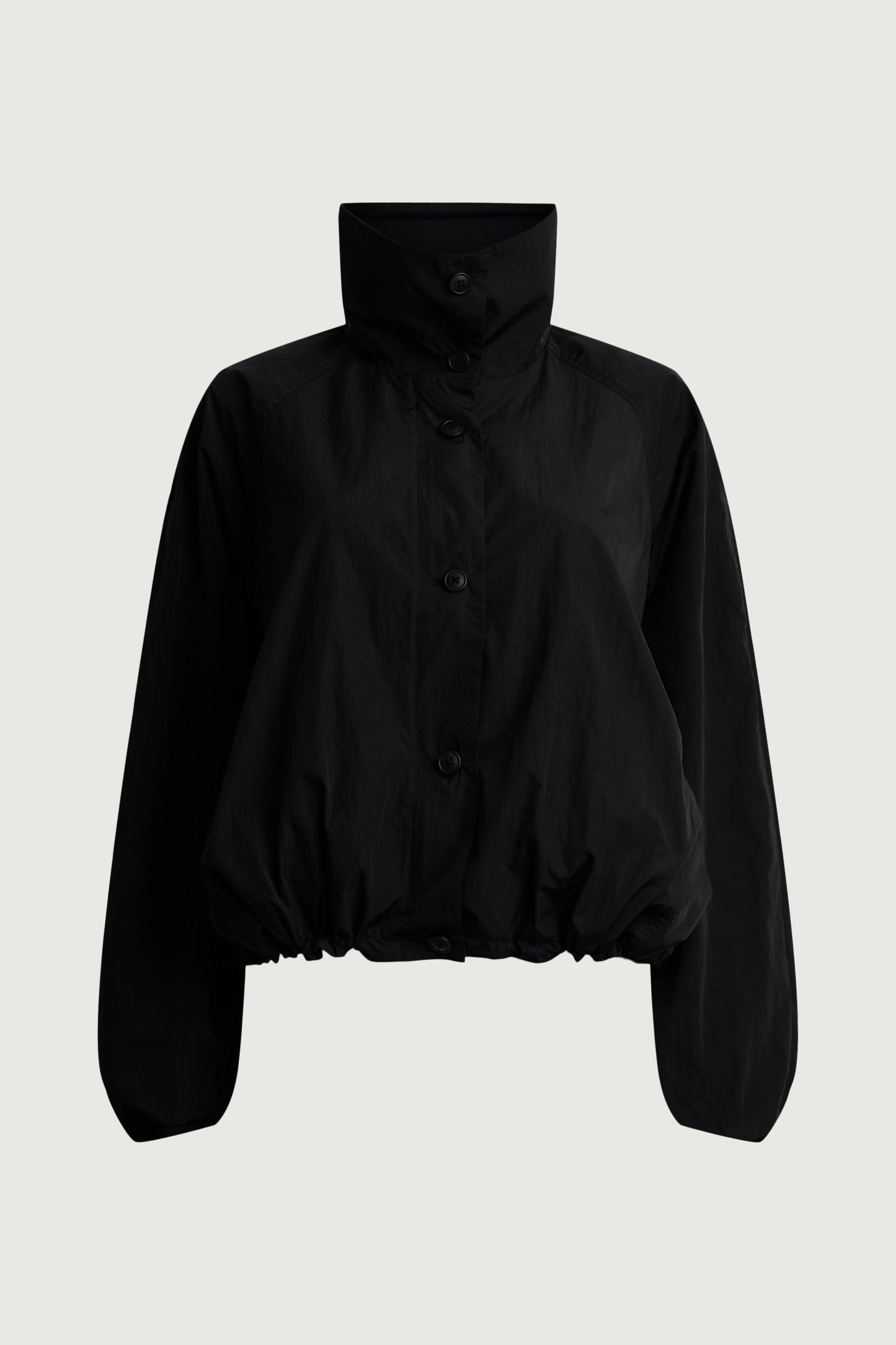 FUNNEL NECK NYLON JACKET