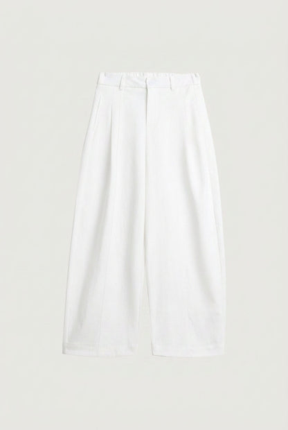 RELAXED PLEATED WIDE LEG PANT
