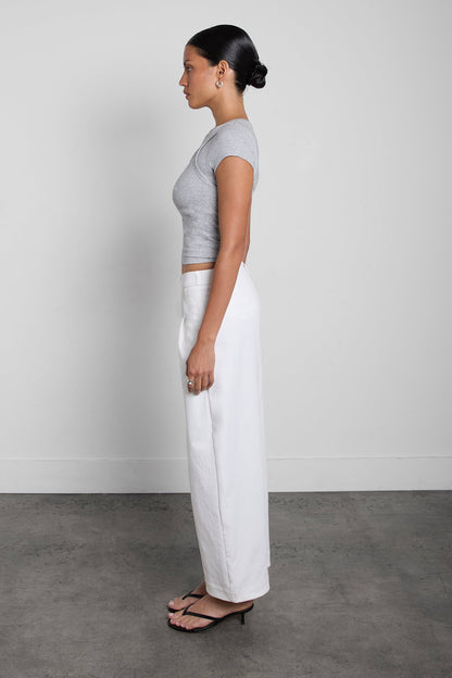RELAXED PLEATED WIDE LEG PANT
