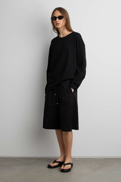 RELAXED DRAWSTRING SHORT