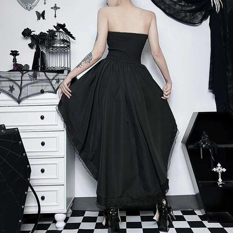 Vintage Elegant Lace Midi Dress