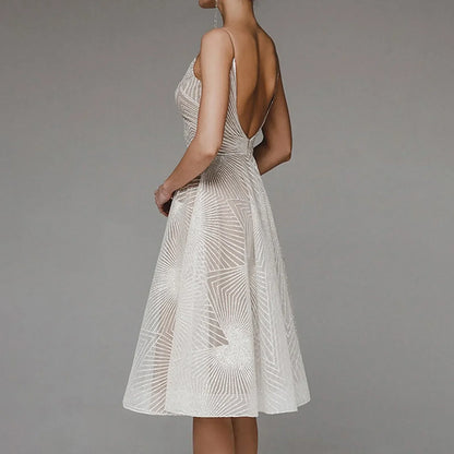 DressBetty - 2024 Luxurious Long Formal Party Elegant Evening Midi Dress