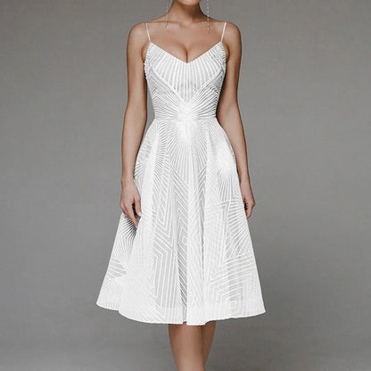 DressBetty - 2024 Luxurious Long Formal Party Elegant Evening Midi Dress