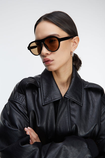 ROUND AVIATOR SUNGLASSES