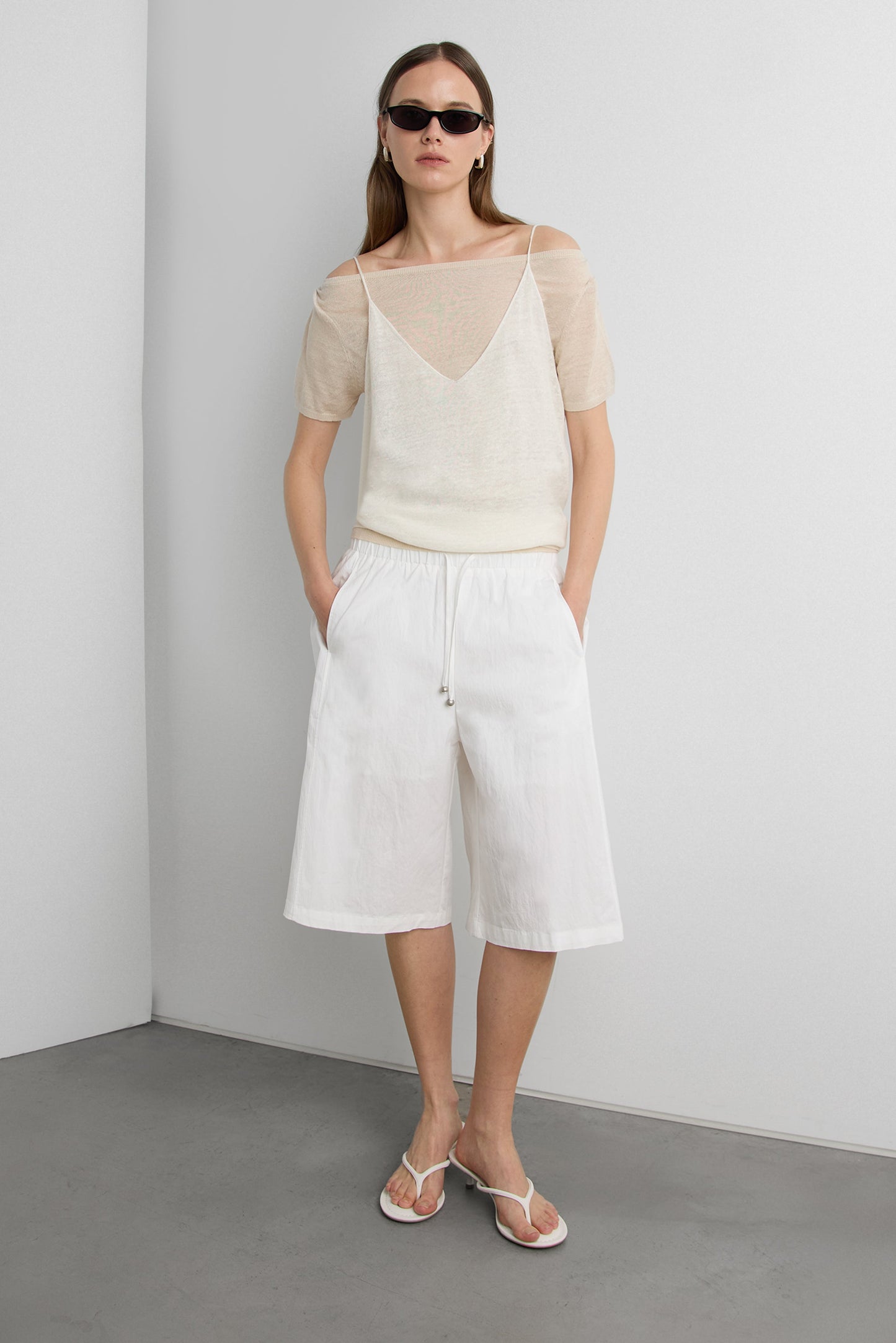 LINEN BLEND TANK TOP