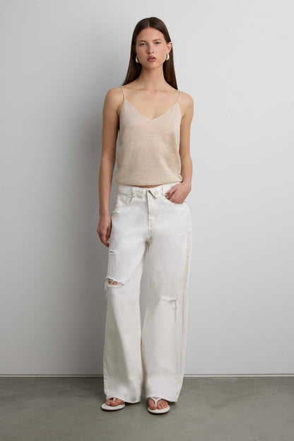 LINEN BLEND TANK TOP