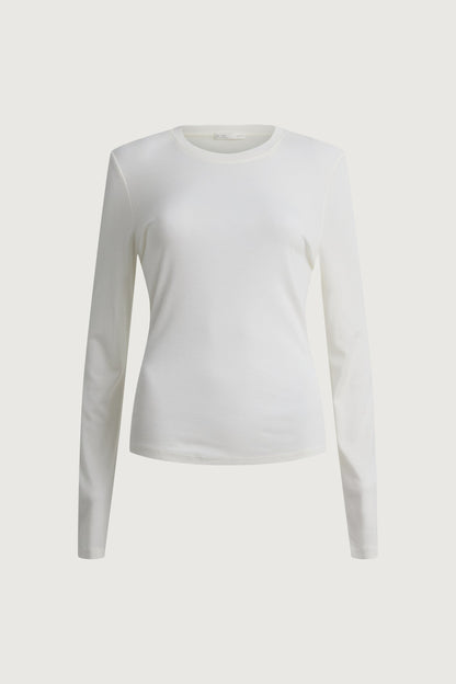 LONG SLEEVE CREW NECK TOP