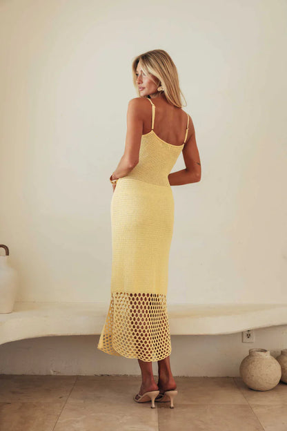 Alondra Crochet Maxi Dress