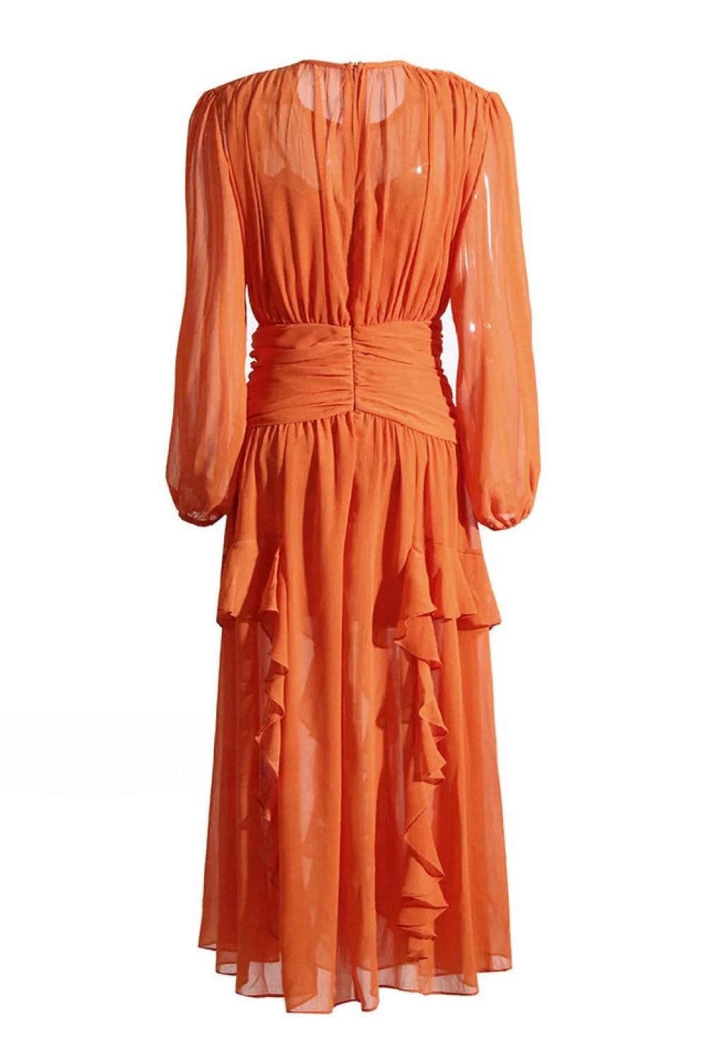 Leonie Ballon Stylish Sleeve Maxi Dress