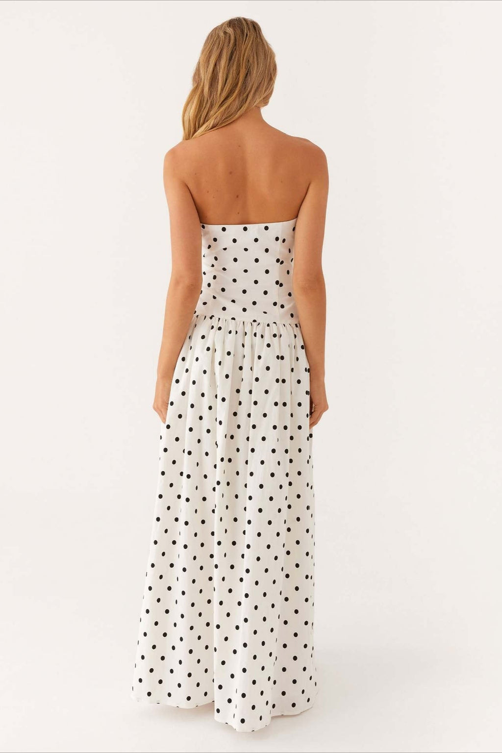 Sexy Strapless Maxi Dress