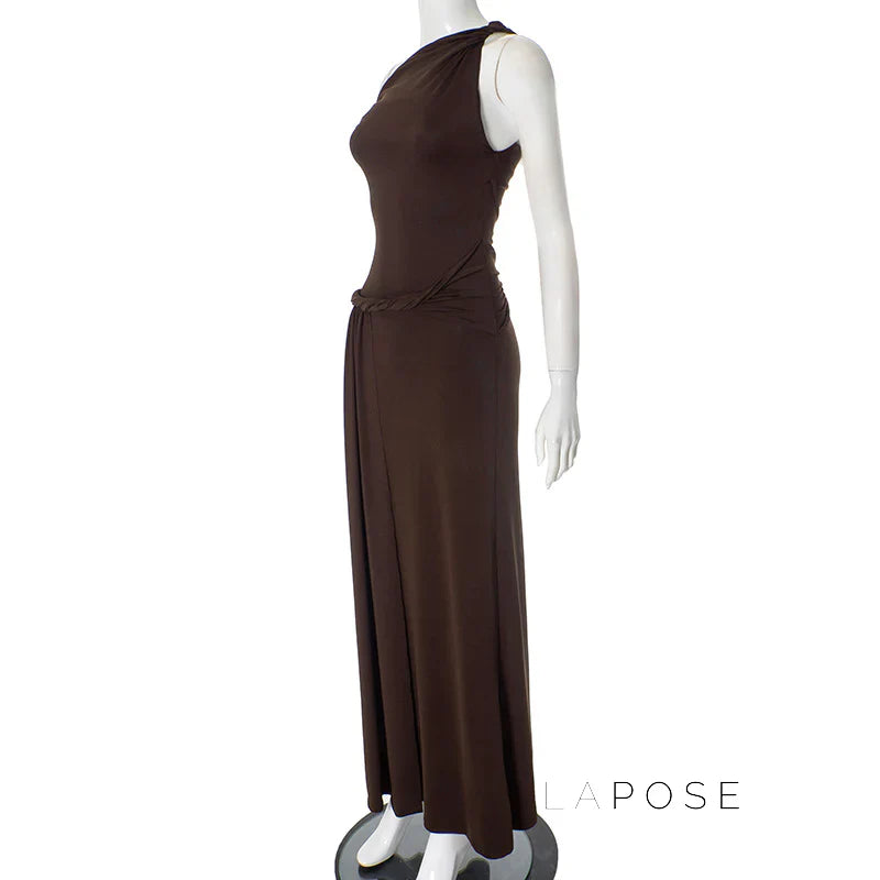 Azalia Twisted Draped Dress
