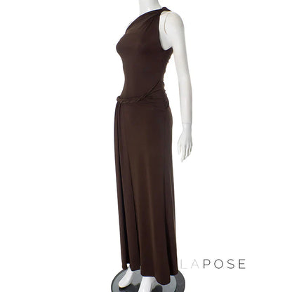 Azalia Twisted Draped Dress
