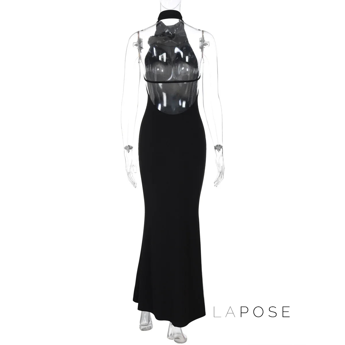 Iliana Halter Backless Maxi Dress