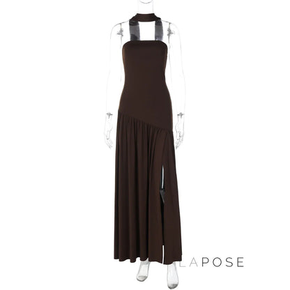Kamree Strapless Backless Maxi Dress