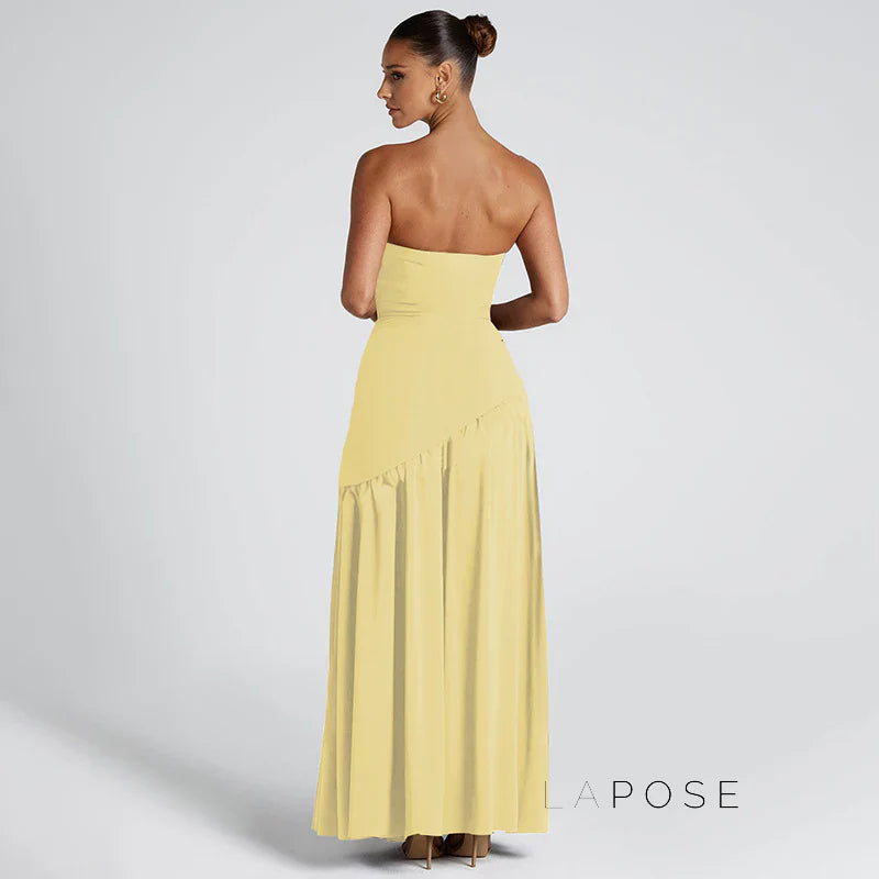 Kamree Strapless Backless Maxi Dress
