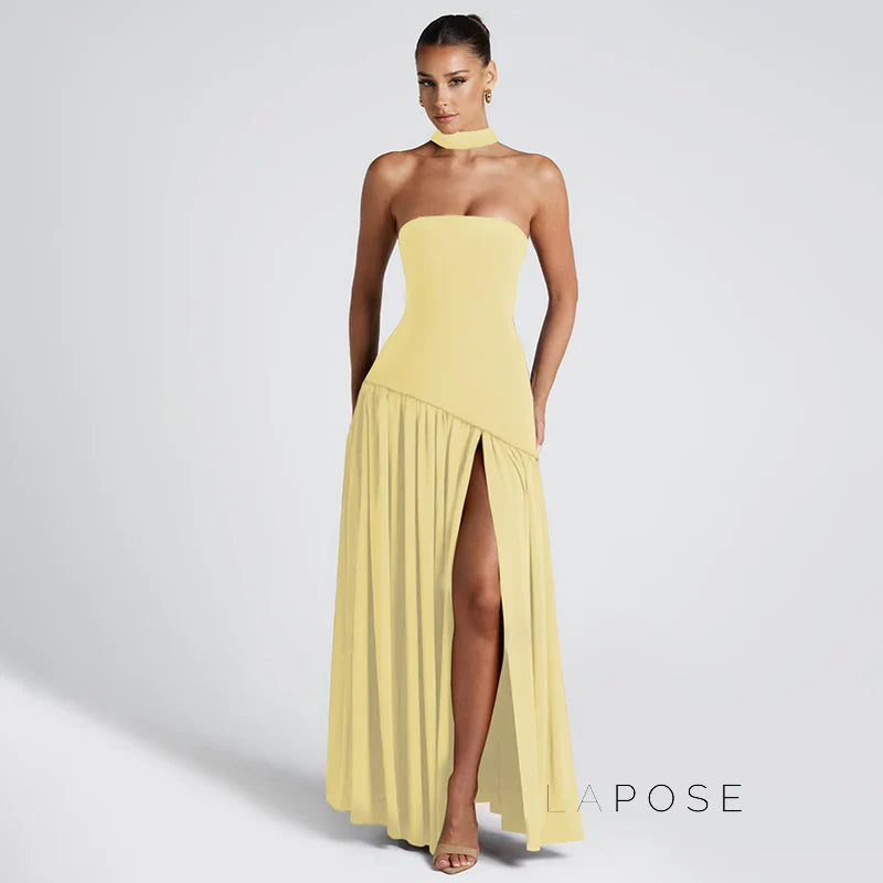 Kamree Strapless Backless Maxi Dress