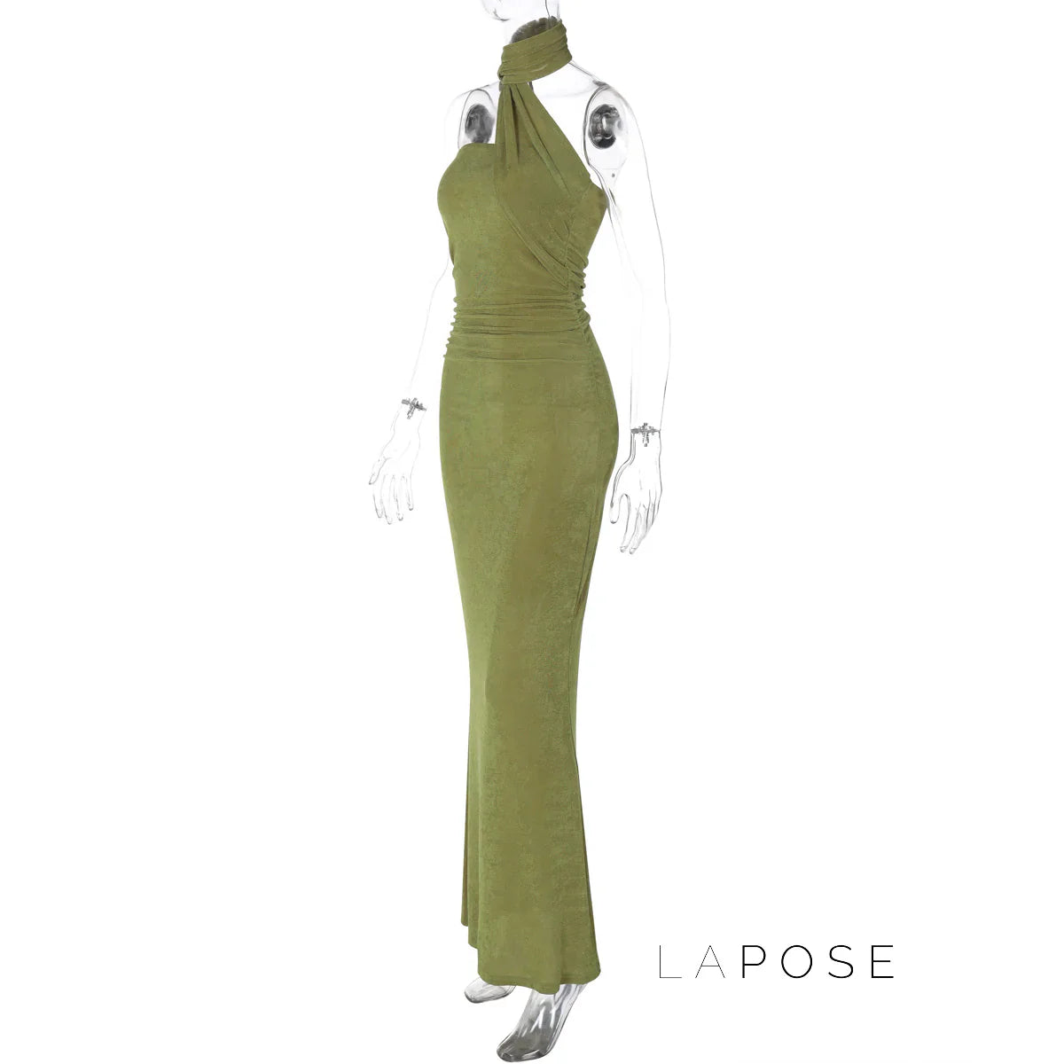 Leilani Ruched Bodycon Maxi Dress
