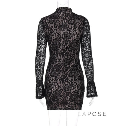 Riley Lace Bodycon Midi Dress