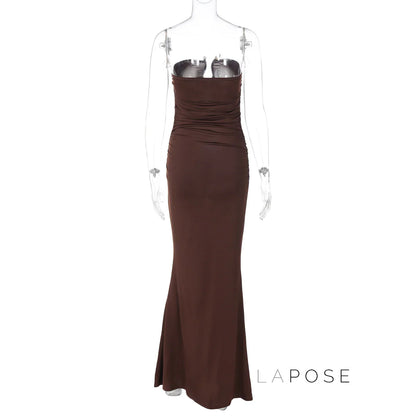 Sadee Strapless Bodycon Maxi Dress