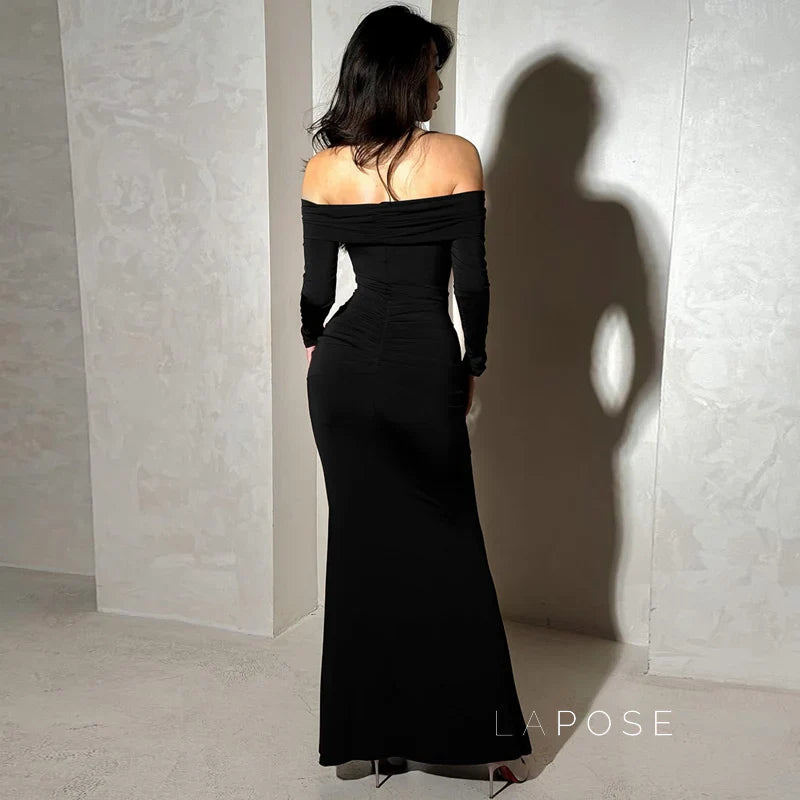Swara Off-Shoulder Tie Waist Dress