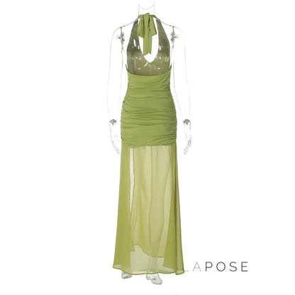 Vittoria Halter Maxi Dress