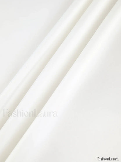 Pearl Decor Graceful Strapless Midi Dress