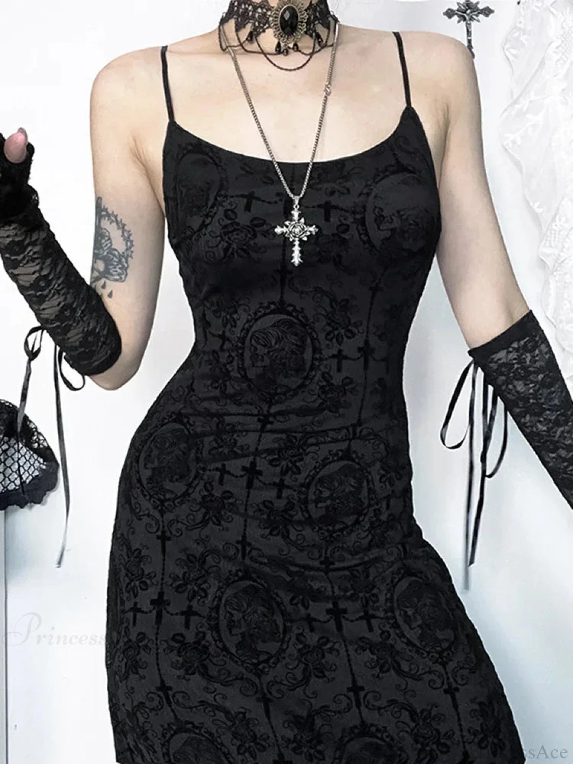 Tall Waist Velvet Celebration Maxi Dress