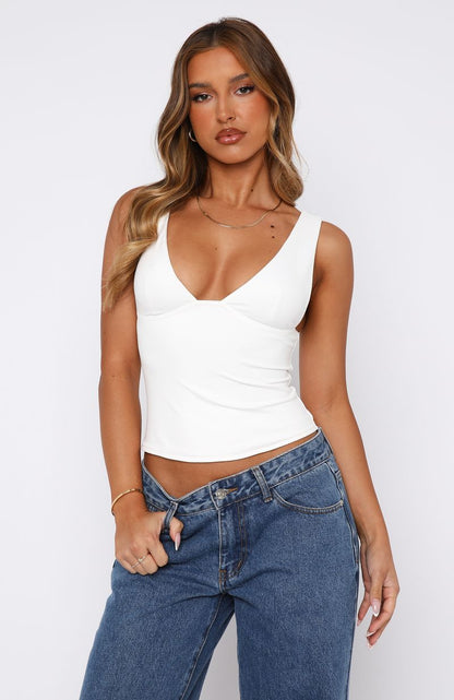 Taking Up Space Top White